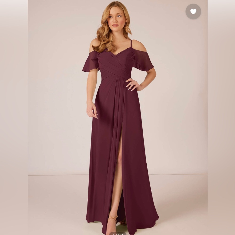 Azazie Dakota Cabernet size a4